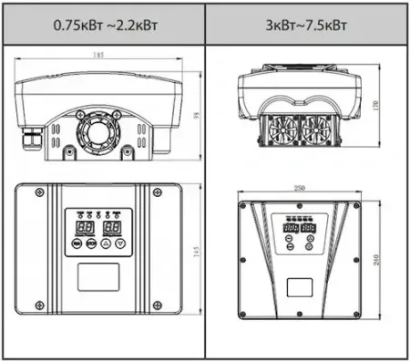 Частотный преобразователь Belamos FIL-10 2.2KW 220V
