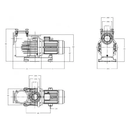 Насос для бассейн DAB EUROPRO 750 T - BR - IE3