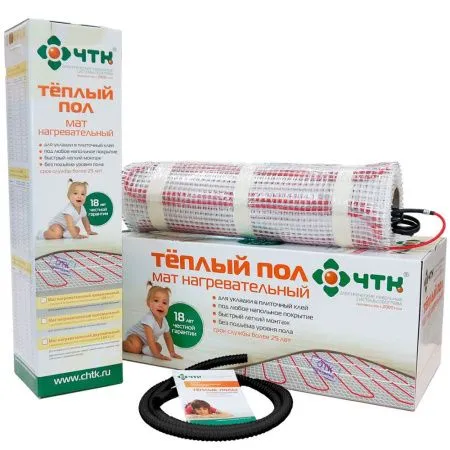 Теплый пол мат ЧТК МНД-10,0-1600 (10м² 1600Вт)
