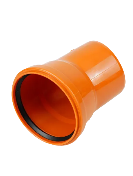 Отвод канализационный VALFEX 30 градусов 110 мм (оранжевый)