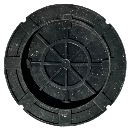 Люк полимерный легкий малый, 30кН (ЧЕРНЫЙ)