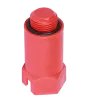 Заглушка монтажная 1/2" (красная)