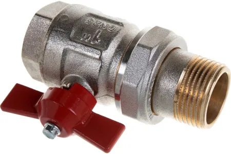 Кран шаровый IDEAL для коллекторов 1" Кран шаровый IDEAL для коллекторов 1"