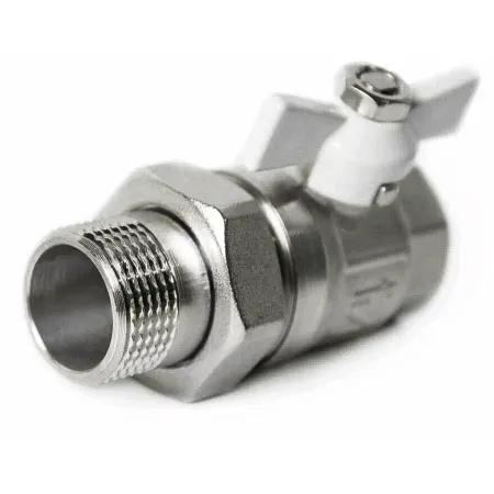 Кран шаровой STI  ¾" ВР x  ¾" НР (DN 20) бабочка